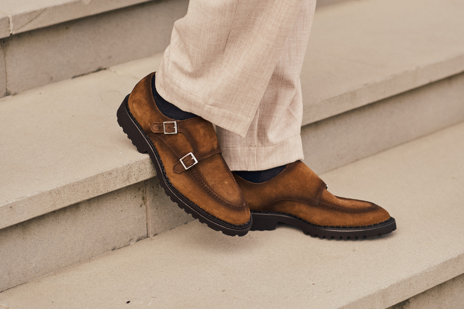 Scarpe con fibbia da uomo