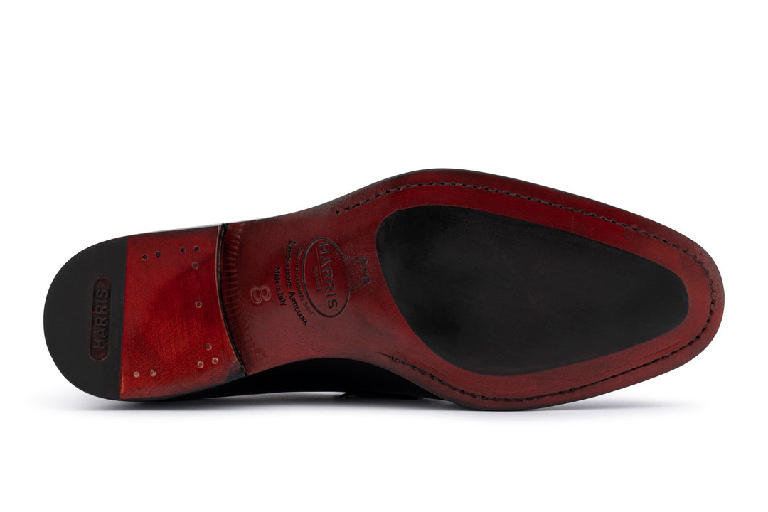 Mocassin en cuir brossé