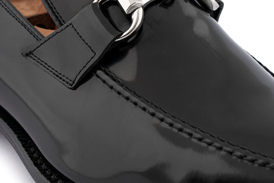 Mocassin en cuir brossé
