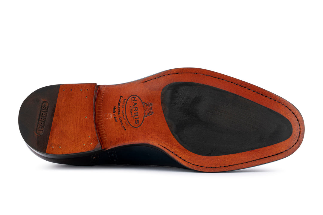 Cuero sombreado francés francés con detalles brogue