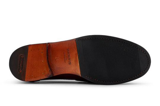 Mocassin en cuir peint à la main