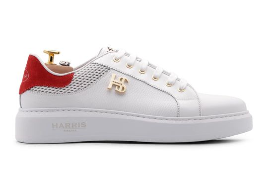 Soft leather sneakers