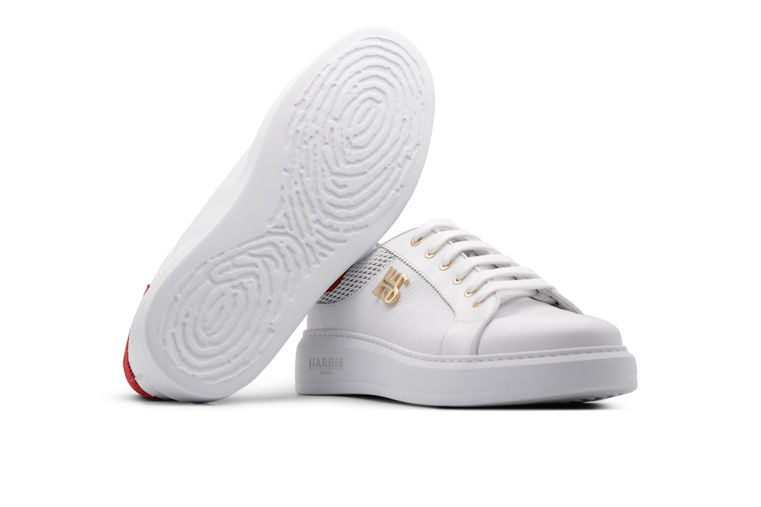 Soft leather sneakers
