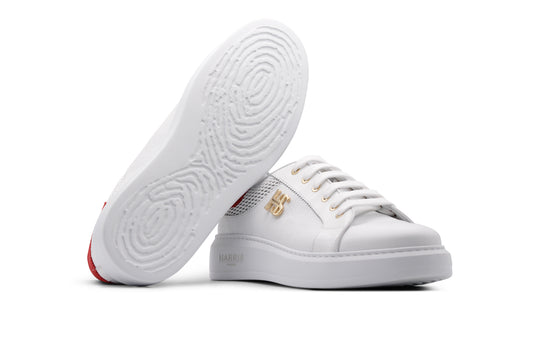Soft leather sneakers