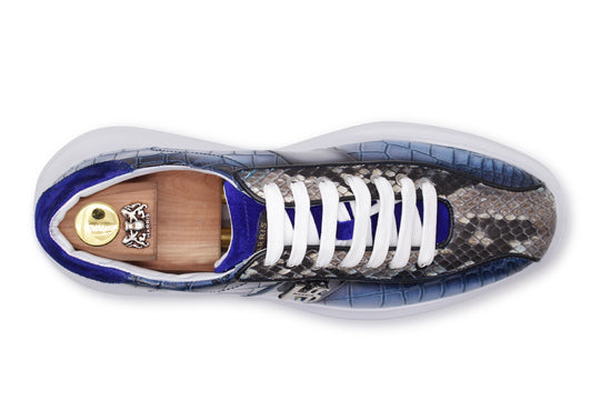 Crocodile Effect Sneakers and Python skin