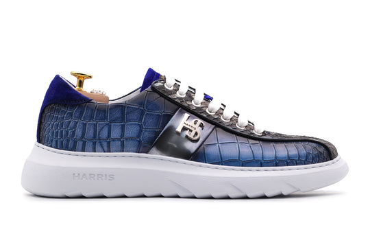 Crocodile Effect Sneakers and Python skin