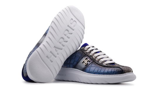 Crocodile Effect Sneakers and Python skin