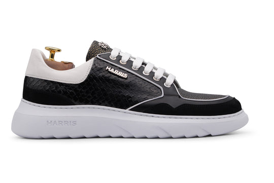 Premium leather sneakers with Evoluzione sole
