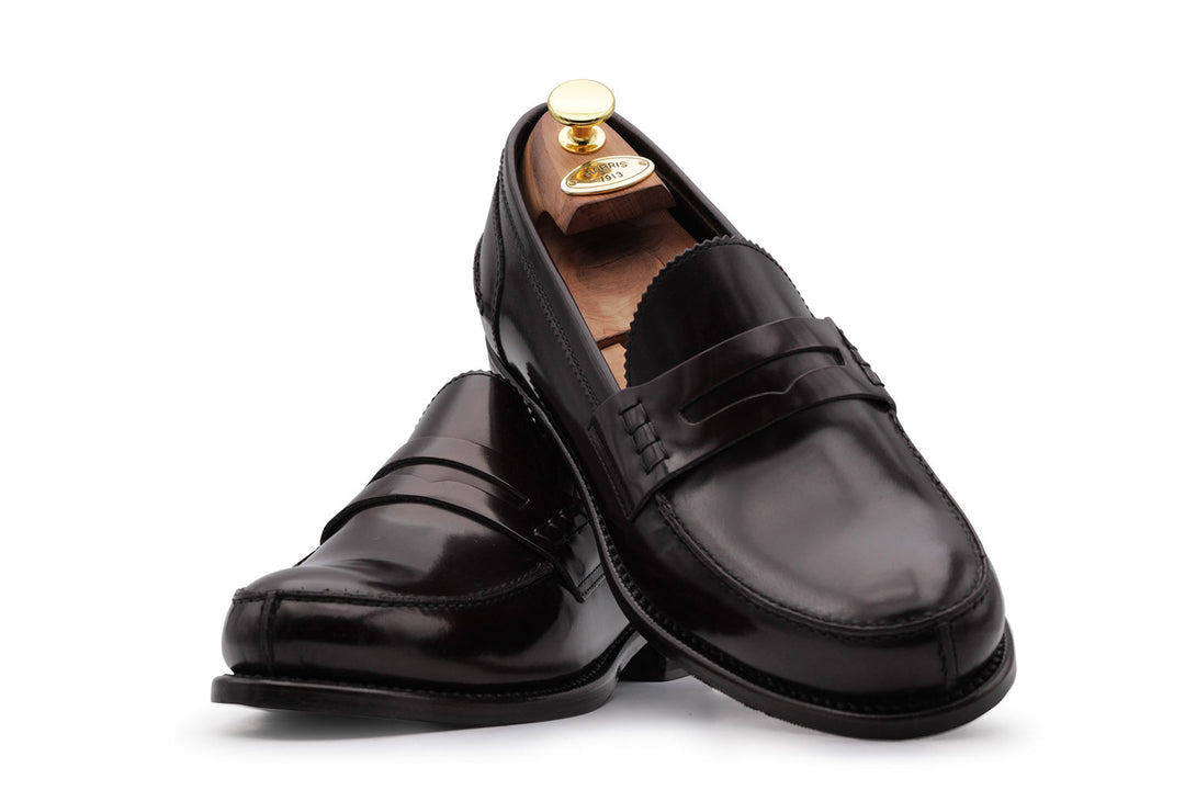 Mocassin en cuir brossé