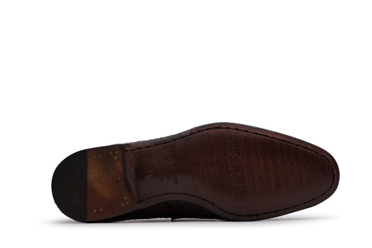 Loafer aus geflochtenem Leder