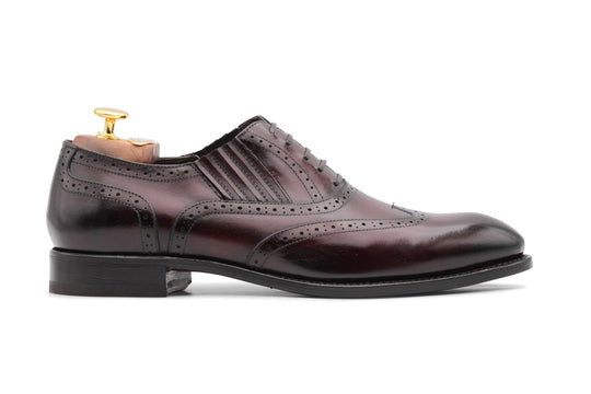 Richelieu Slip-On avec Décorations Brogue