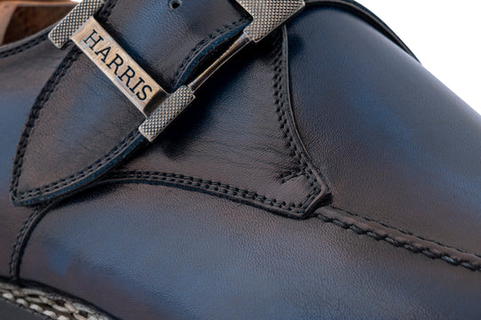 Hebilla única pintada a mano con elaboración noruega.