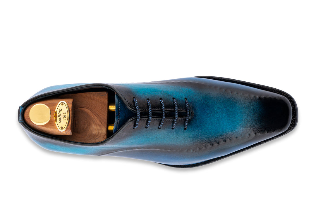 Handbemalte Brogues aus Leder