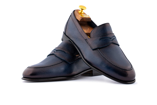 Mocassino in pelle morbida effetto alce