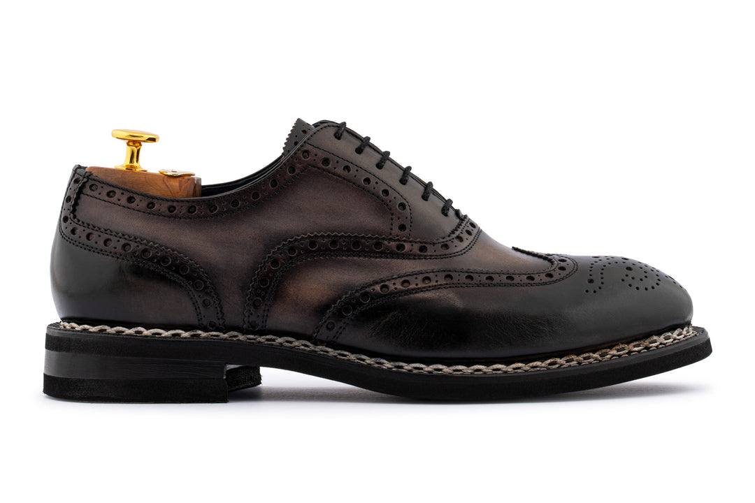 Francesina 9054 – Grigio e Nero