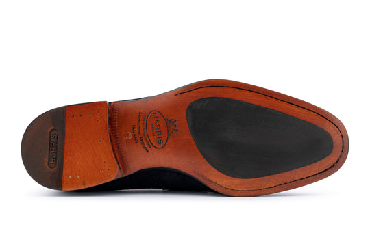 Mocassino in suede con morsetto