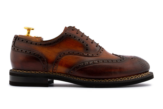Francesina 9054 – Honig und Ebenholz