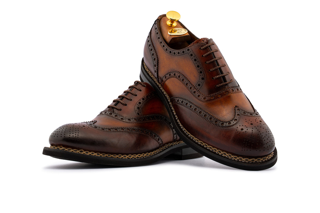 Francesina 9054 – Honig und Ebenholz