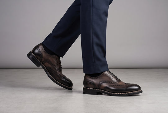 Francesina 9054 – Grigio e Nero