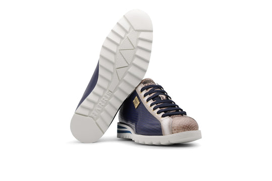 Sneaker In Pelle Pregiata