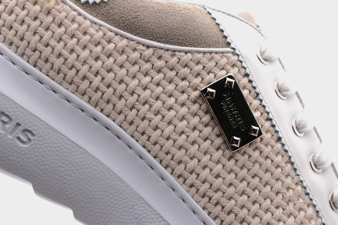 Zapatillas de deporte con gamuza con detalles perforados