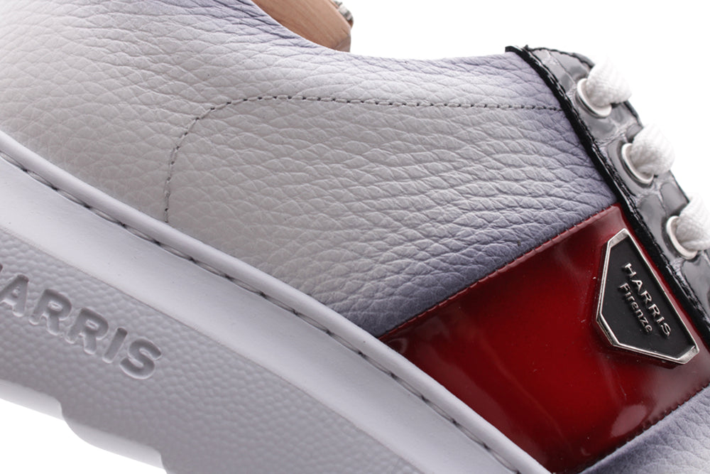 Zapatillas de cuero suaves con efecto de cocodrilo