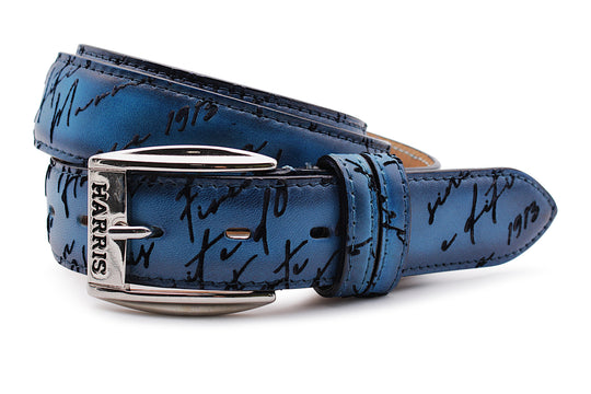 Ceinture en cuir écrivain