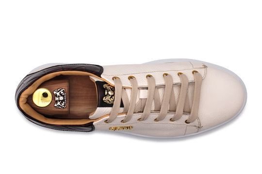 Sneakers in pelle morbida