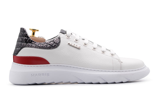 Sneakers in pelle stampata
