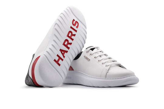 Sneakers in pelle stampata