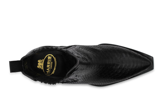 Botín texano de pitón