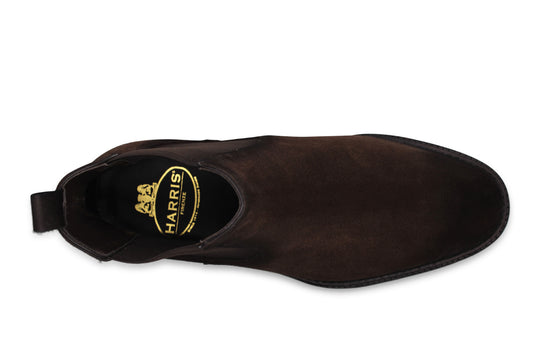 Wildlederstiefelette Testa di Moro mit Gummizug