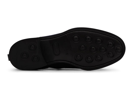 Bottine en daim Bleu avec élastique