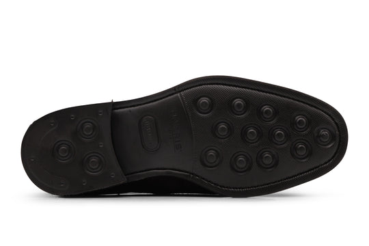 Bottine en daim Testa di Moro avec élastique