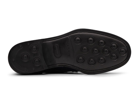 Botín ante liso Azul