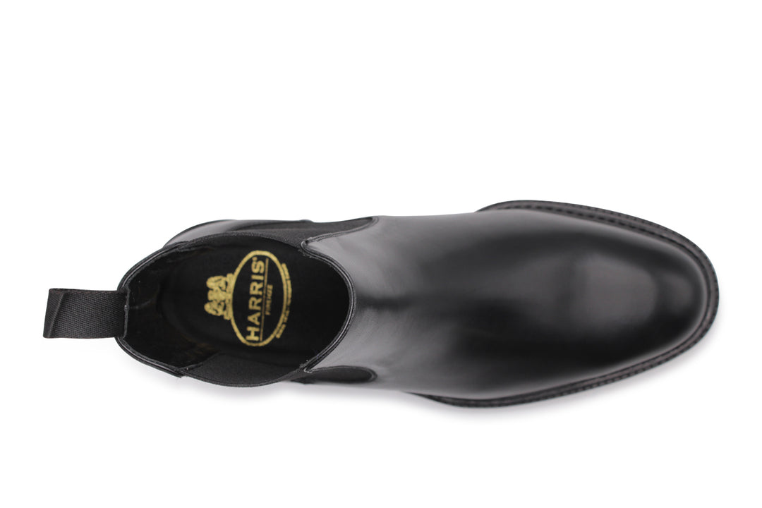 Polacchino liscio con elastico e suola in gomma