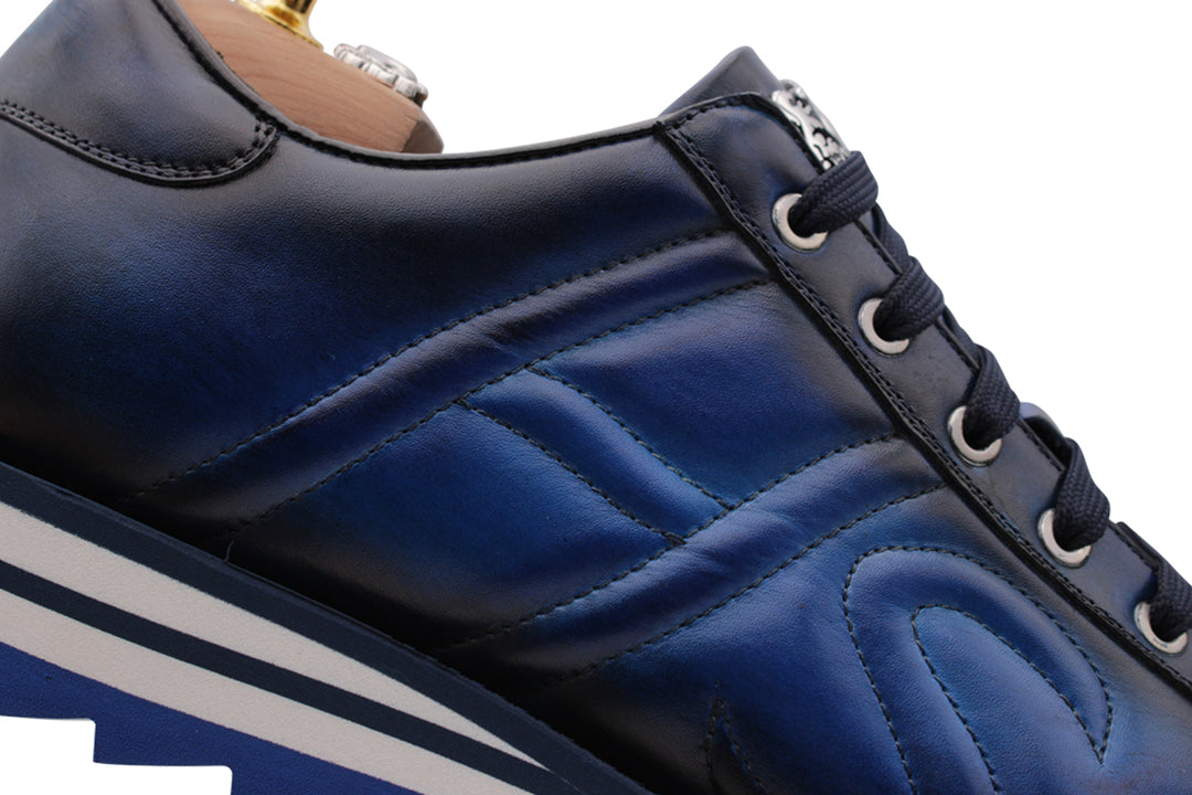 Handbemalter Ledersneaker