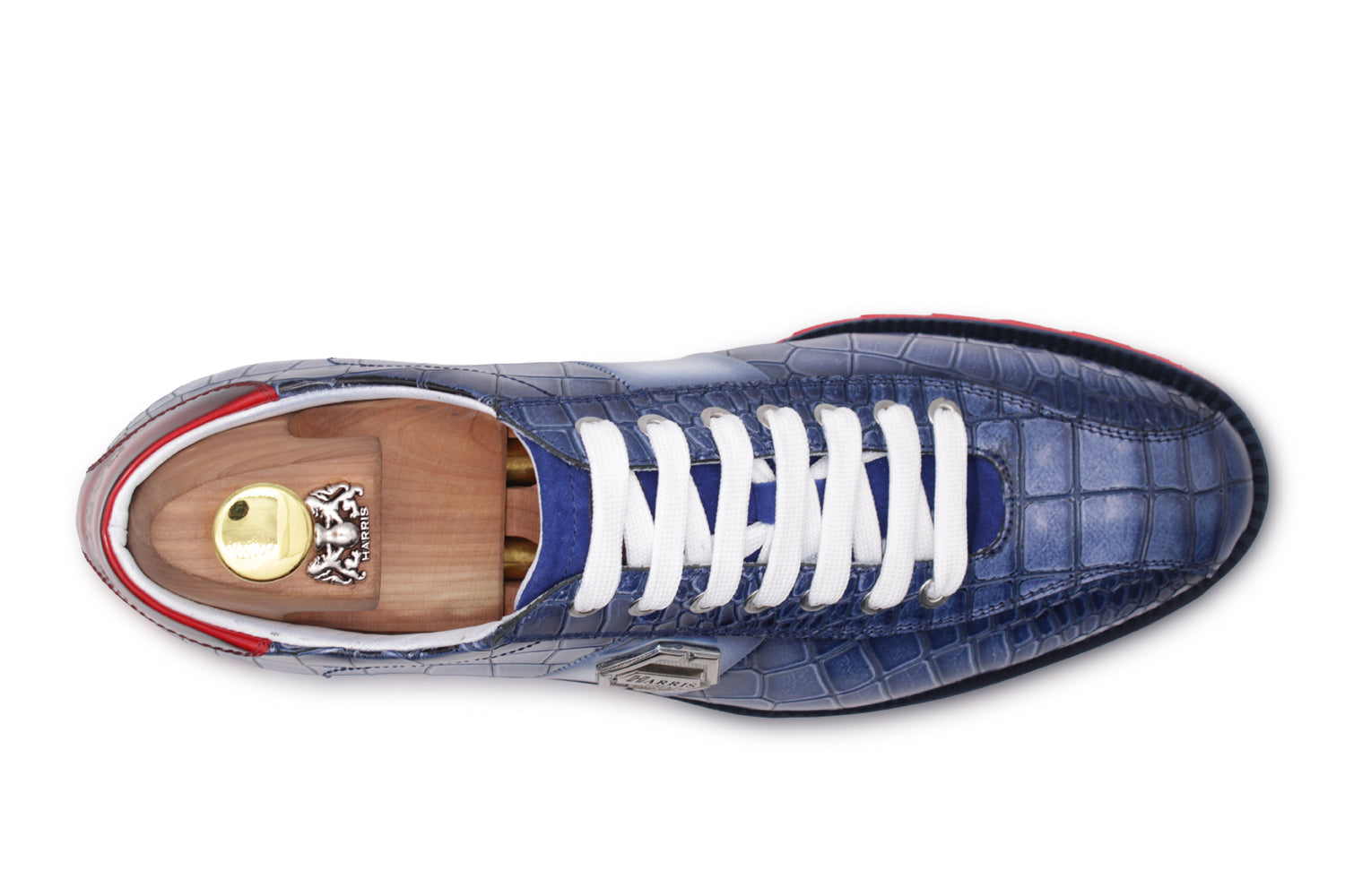 Sneakers with crocodile effect – Harris Shoes 1913