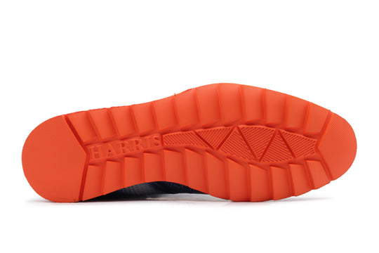 Bottine en cuir effet crocodile