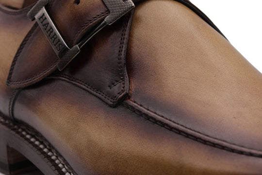 Hand-painted single buckle with Norwegian workmanship