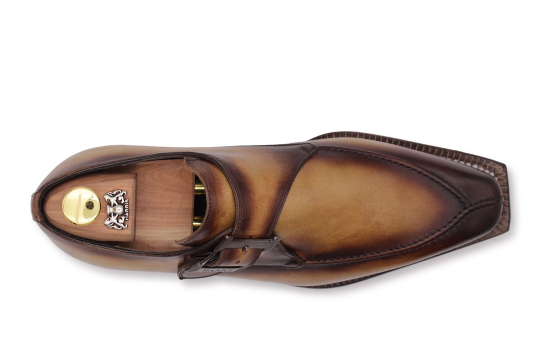 Hand-painted single buckle with Norwegian workmanship