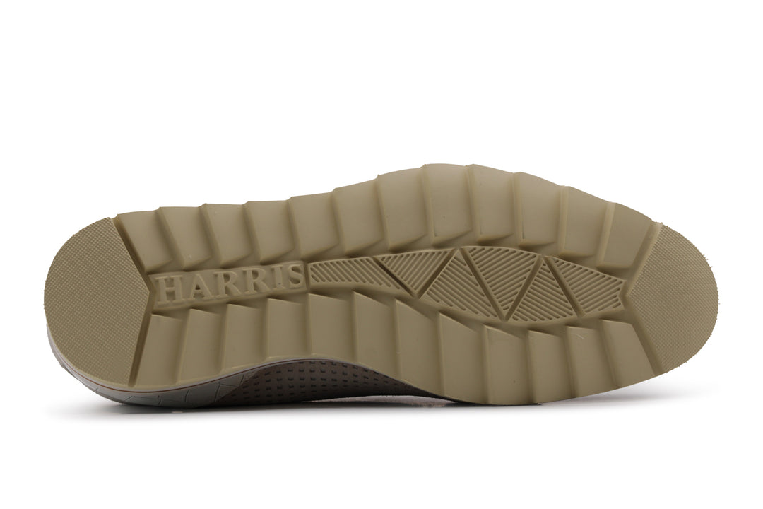 Zapatillas deportivas de piel perforada y efecto cocodrilo.