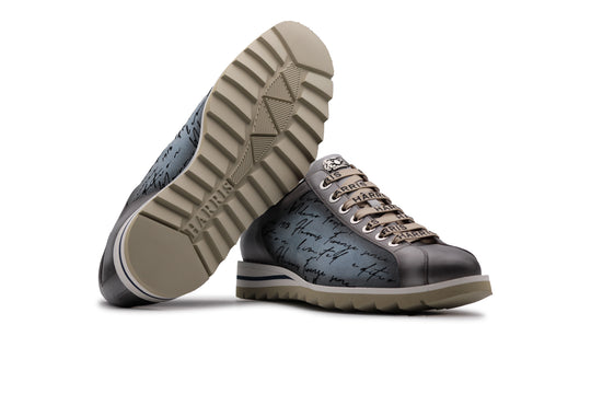 Writer suede sneakers