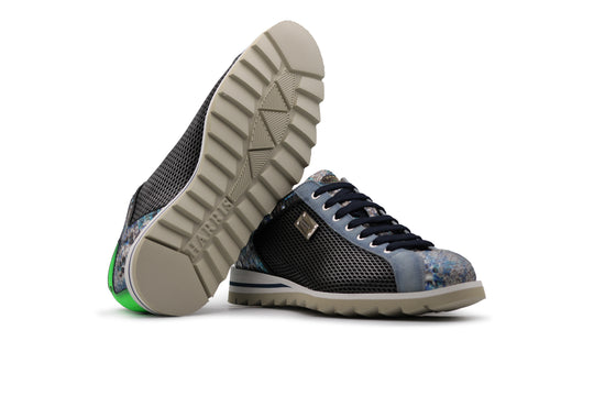 Deportivas estampadas de piel y pitón