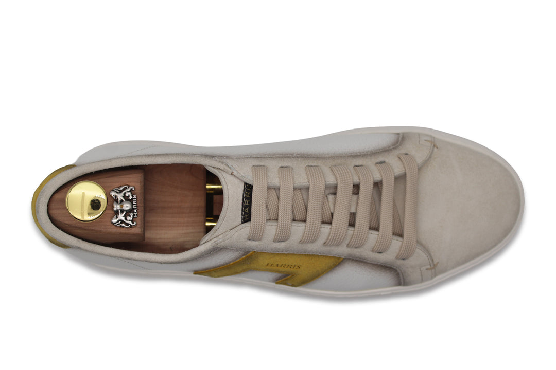 Sneakers in pelle e suede