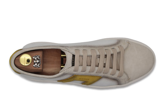 Sneakers in pelle e suede