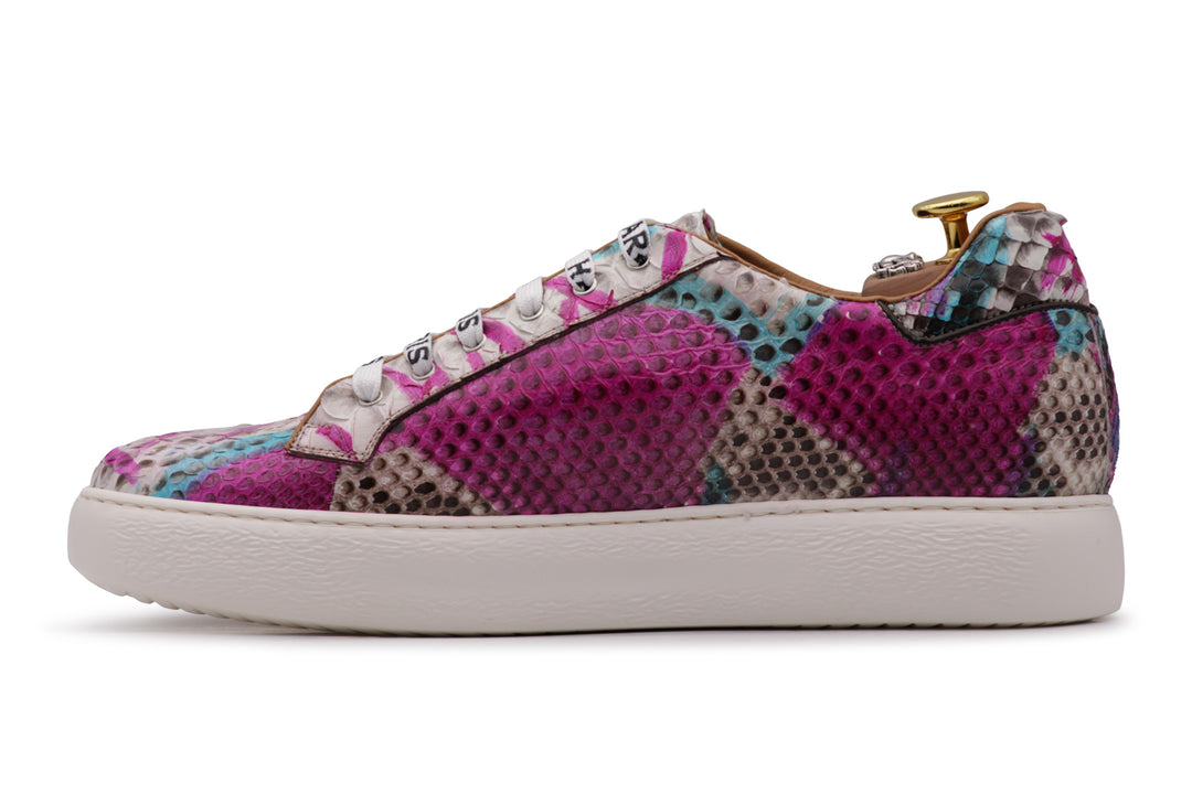 Sneakers in pitone multicolor