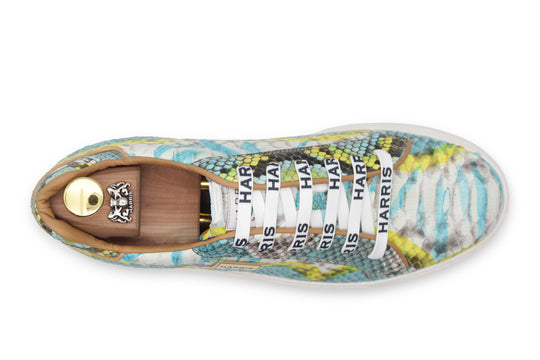 Zapatillas de pitón multicolor