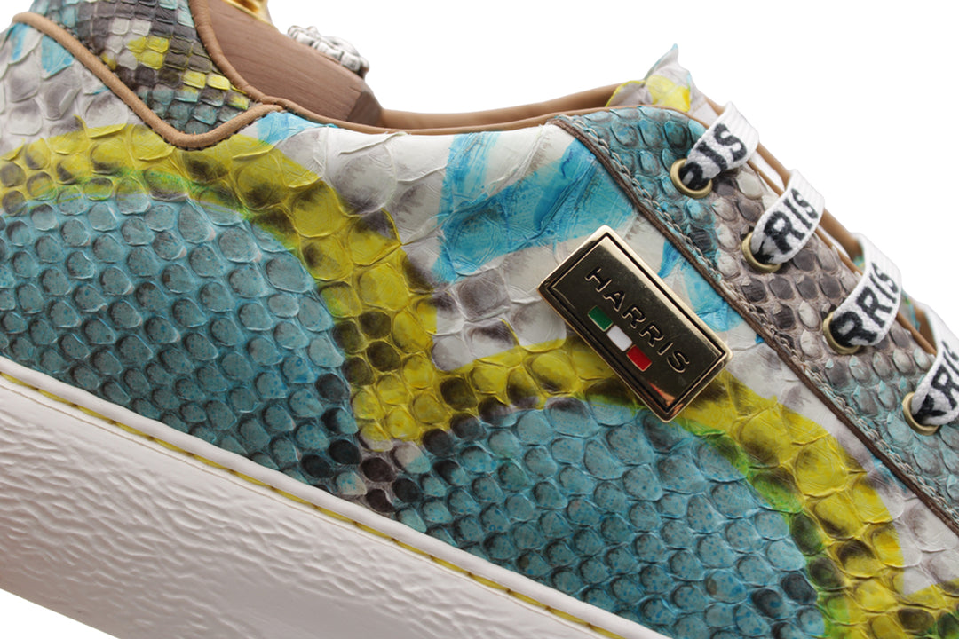 Zapatillas de pitón multicolor