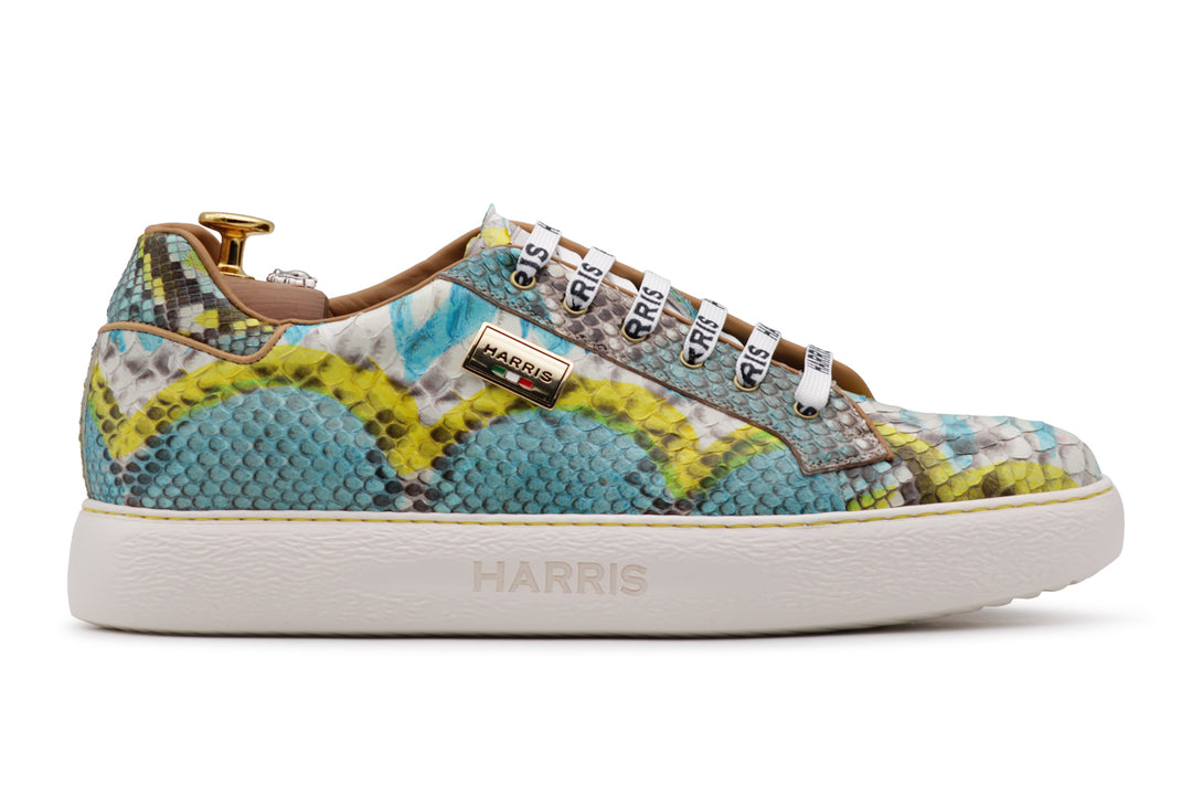 Zapatillas de pitón multicolor